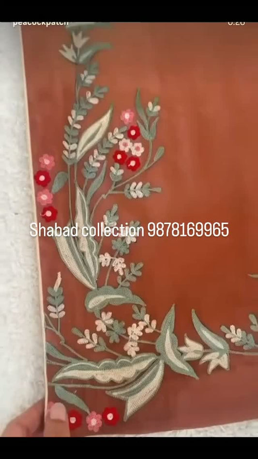 Bahar Terracotta Floral Design