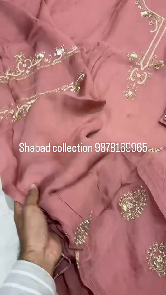 Gulabi Blush Embellished Design