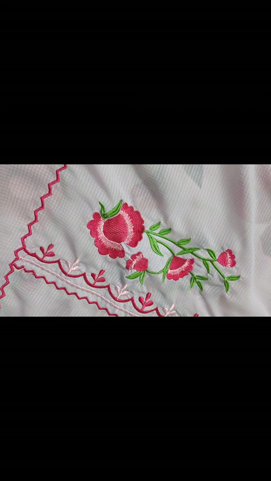 Gulbahar Rose Embroidery